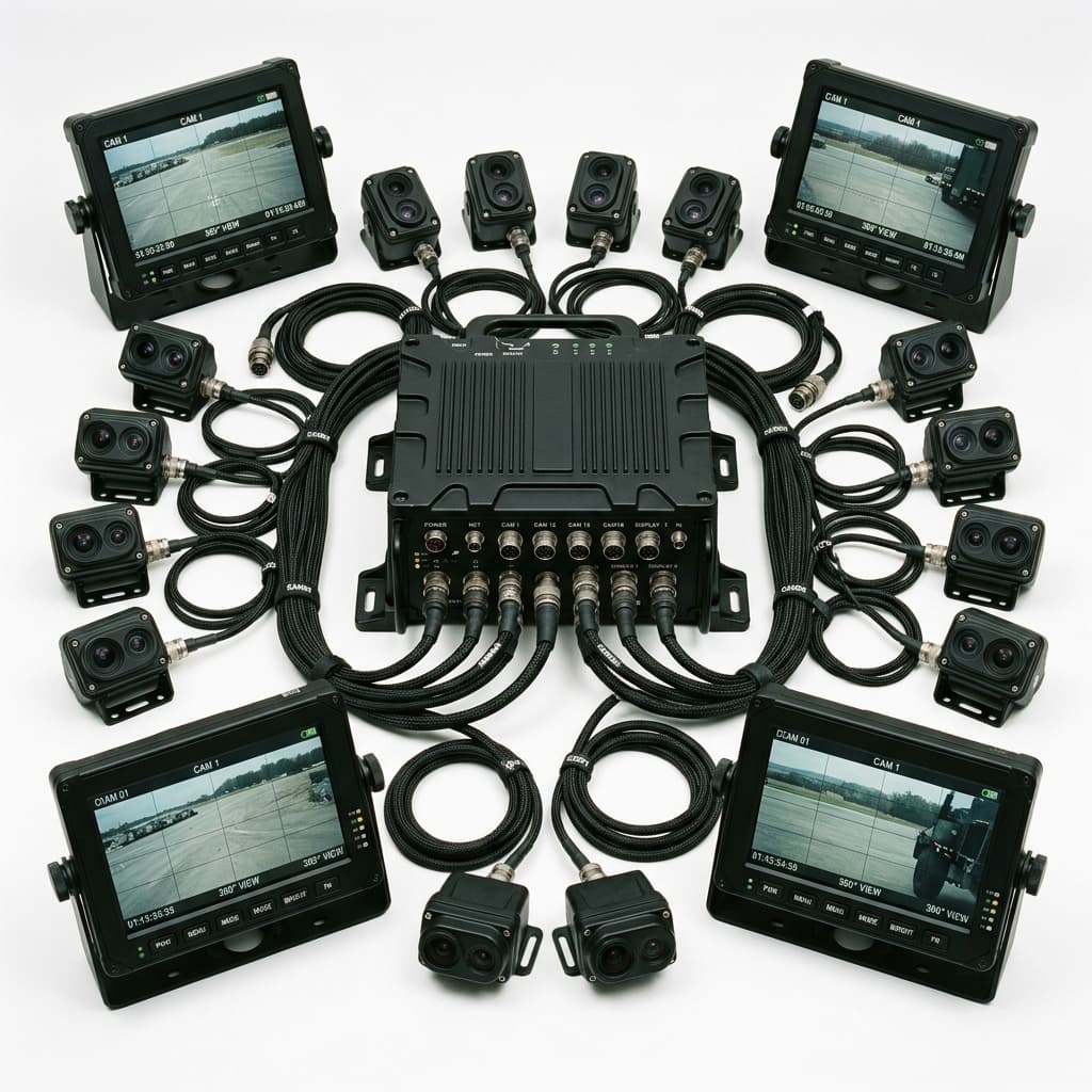 360 Grad Lageerfassungssystem DVR und Kamera